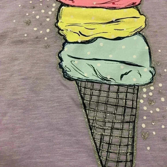 Jumping Beans Girls Top Purple Sz. 7 - Picture 2 of 3